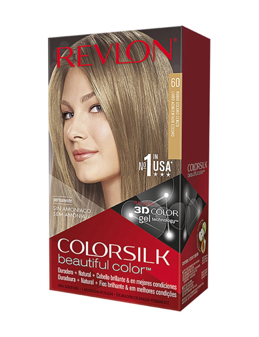 Revlon - Tinta de Cabelo Colorsilk #60 Loiro Escuro