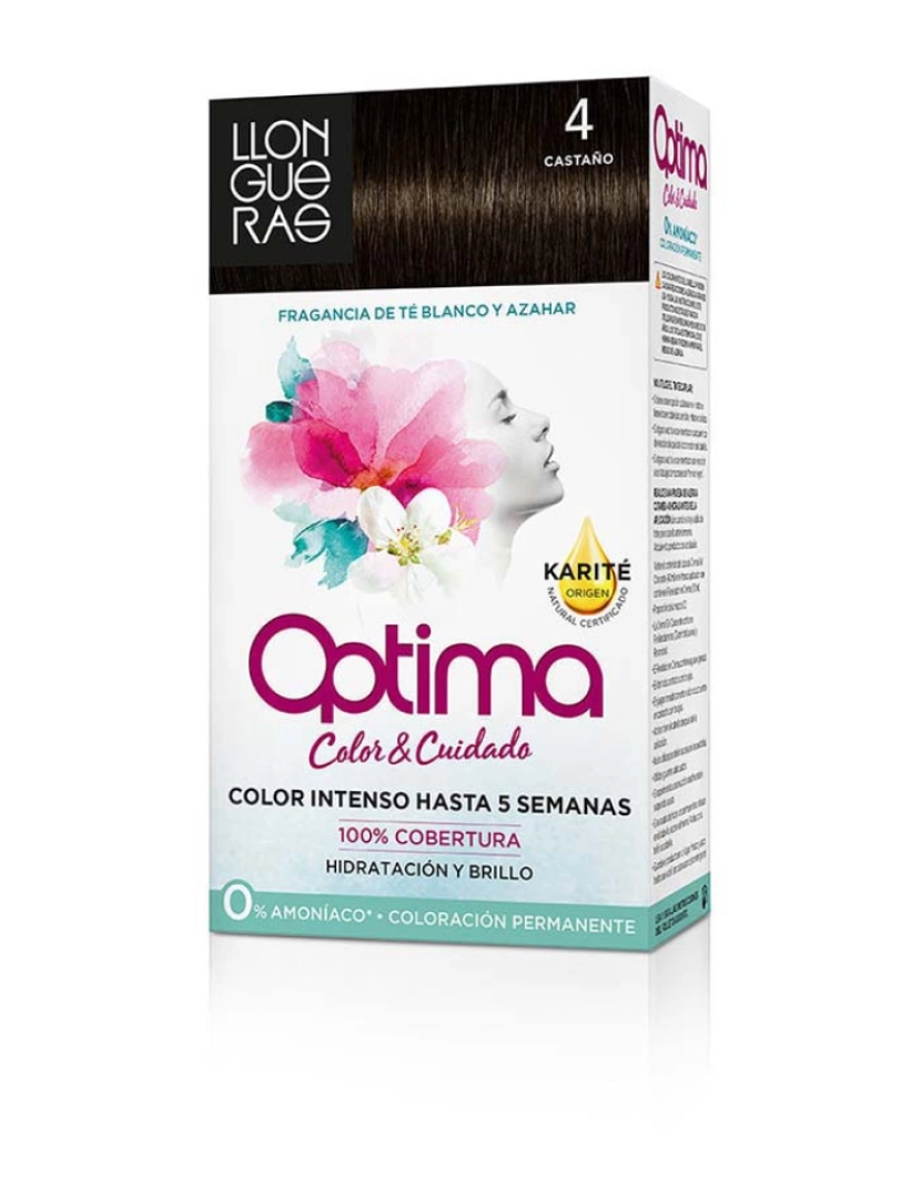 Llongueras - Optima Hair Colour #4-Castaño