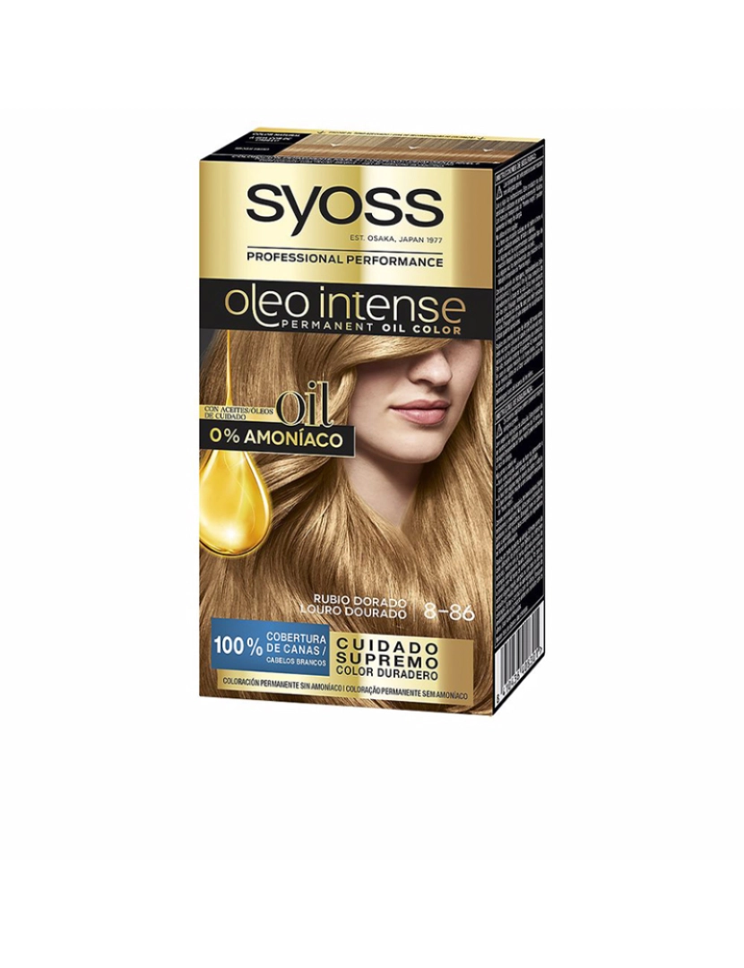 Syoss - Coloração De Cabelo Sem Amôniaolio Intense  #8.86-Loiro Dourado 5U