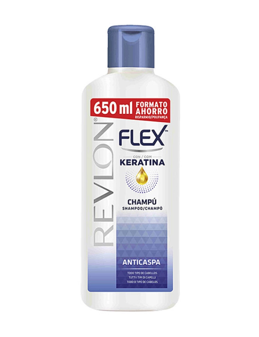 Revlon - Champô Anti-Caspa Flex Keratin 650Ml