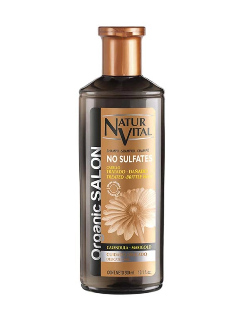 Natur Vital - Champô s/ Sulfatos Cuidado Delicado Organic Salon 300Ml