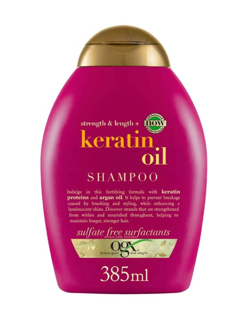 foto 1 de KERATIN OIL anti-breakage hair Champô 385 ml