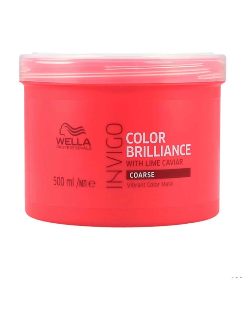 Wella - Máscara Cabelo Grosso Invigo Color Brilliance 500Ml