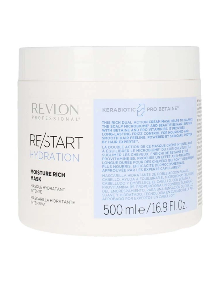 Revlon - Máscara Hidratação Rica Re-Start 500Ml