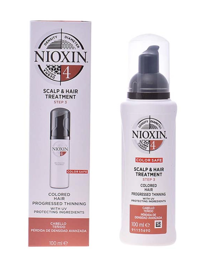 Nioxin - Tratamento Couro Cabeludo Cabelo Muito Fino System 4 100Ml