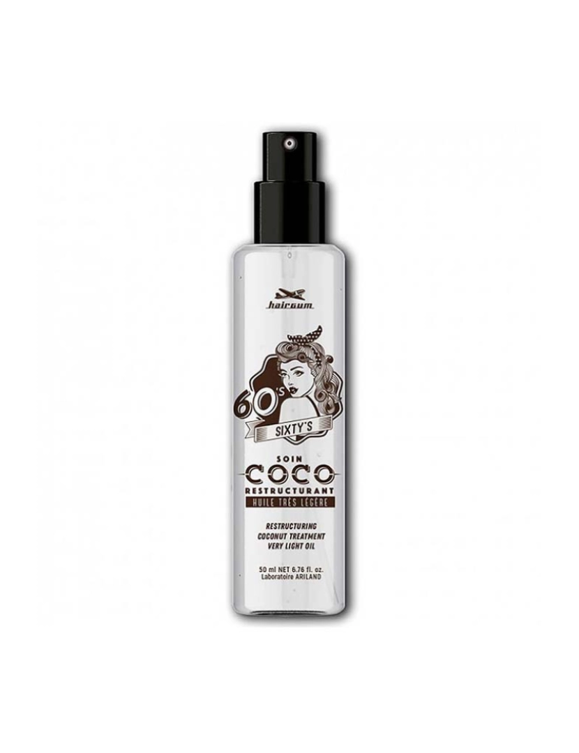 Hairgun - Óleo Sixty´S Recovery Coconut Oil 50 Ml