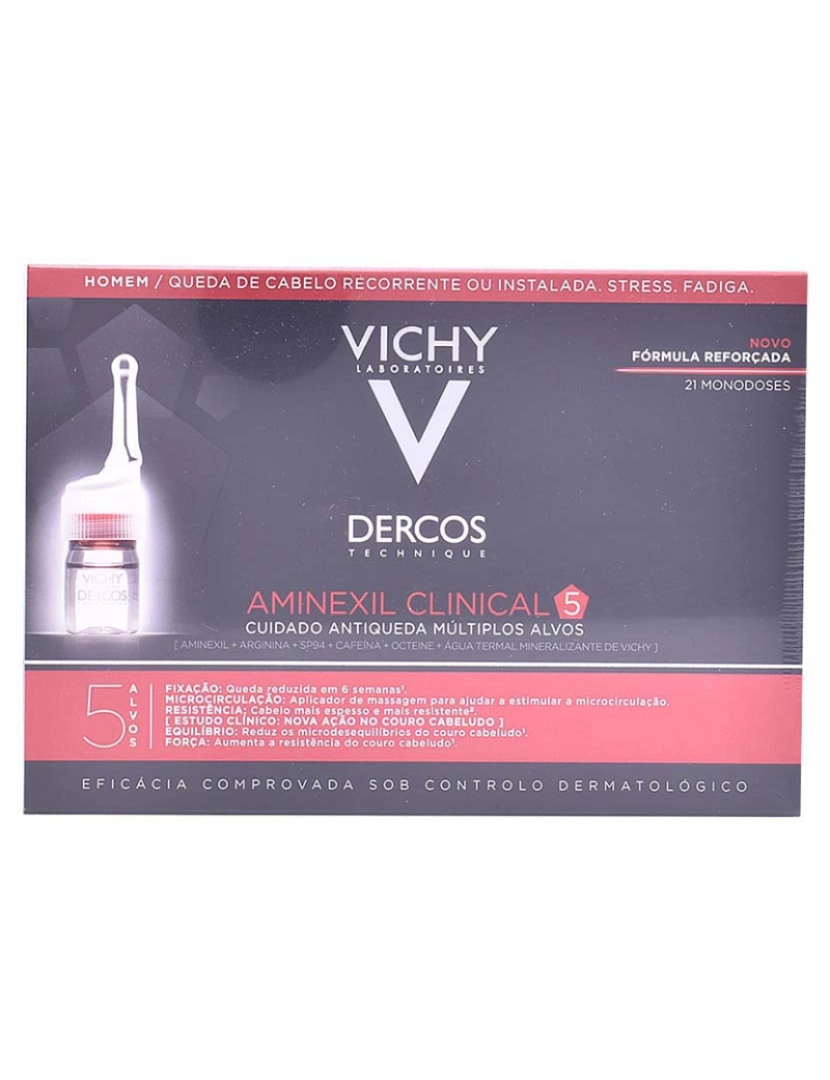 Vichy - Aminexil Clinical 5 Homme Dercos 21x6Ml