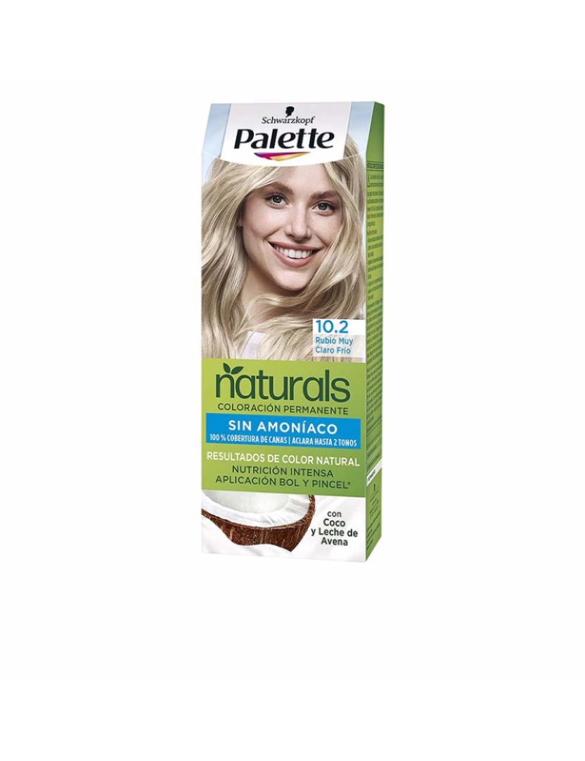 Palette - Palette Natural Tinte #10.2-Rubio Muy Claro Frío 1 U