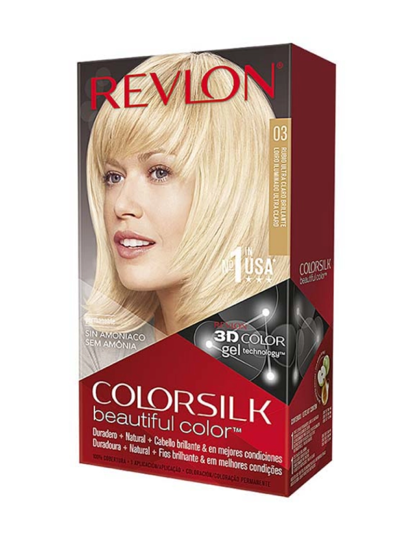 Revlon - Tinta de Cabelo Colorsilk 3-Loiro Ultra Claro