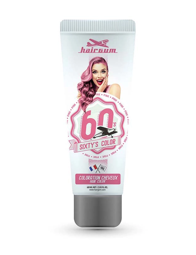Hairgun - Sixty´S Color Hair Color #Pink