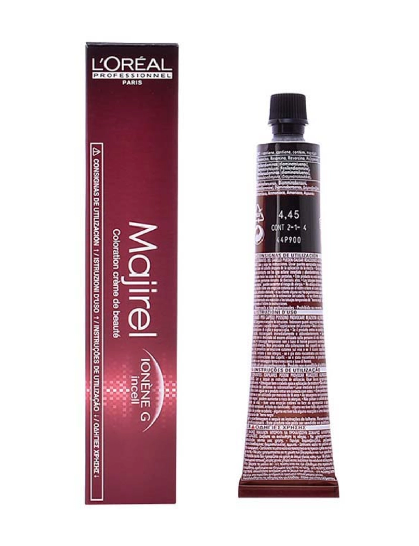 L'Oréal - Coloração Creme Majirel Ionène G 4.45 50 ml 