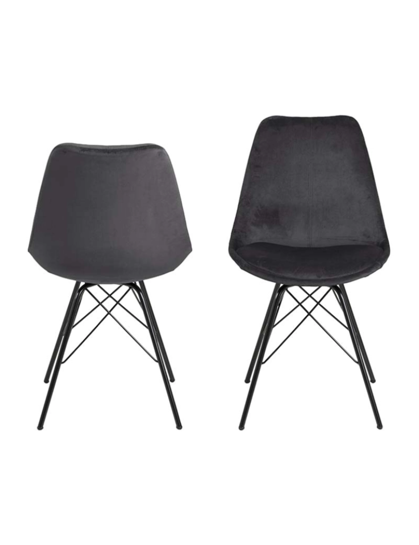 Actona Company - Cadeira Eris cinza escuro