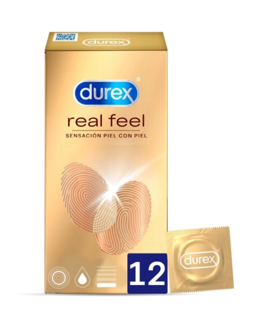 BB - Preservativos Durex Real Feel Sem látex (12 uds)