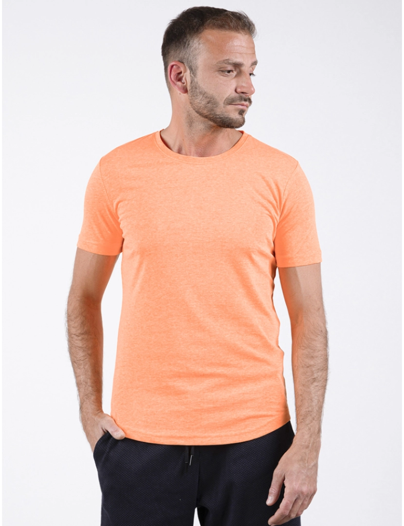 Basics&More - T-Shirt Homem Laranja