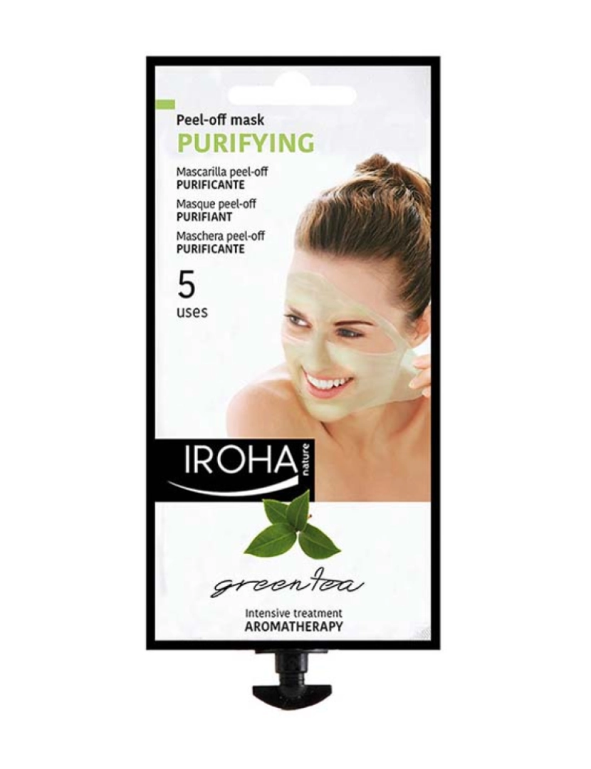 Iroha - Peel-Off Máscara Purifying Green Tea 5 Uses 