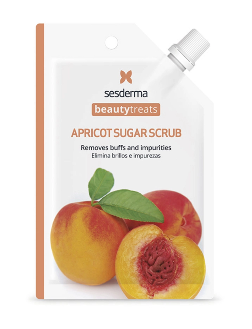foto 1 de Máscara Facial Esfoliante Apricot Sugar Scrub Beauty Treats 25g 