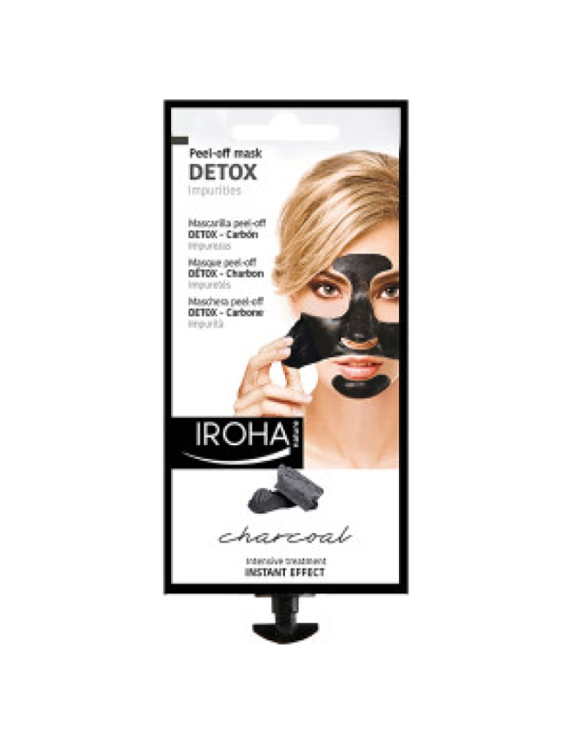 Iroha - Detox Charcoal Black Peel-Off Máscara