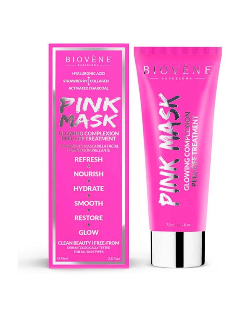 Biovenè - Pink Máscara Glowing Complexion Peel-Off Treatment 75 Ml