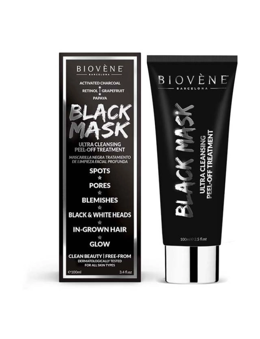 Biovène - Black Máscara Ultra Cleansing Peel-Off Tratamento 100 Ml