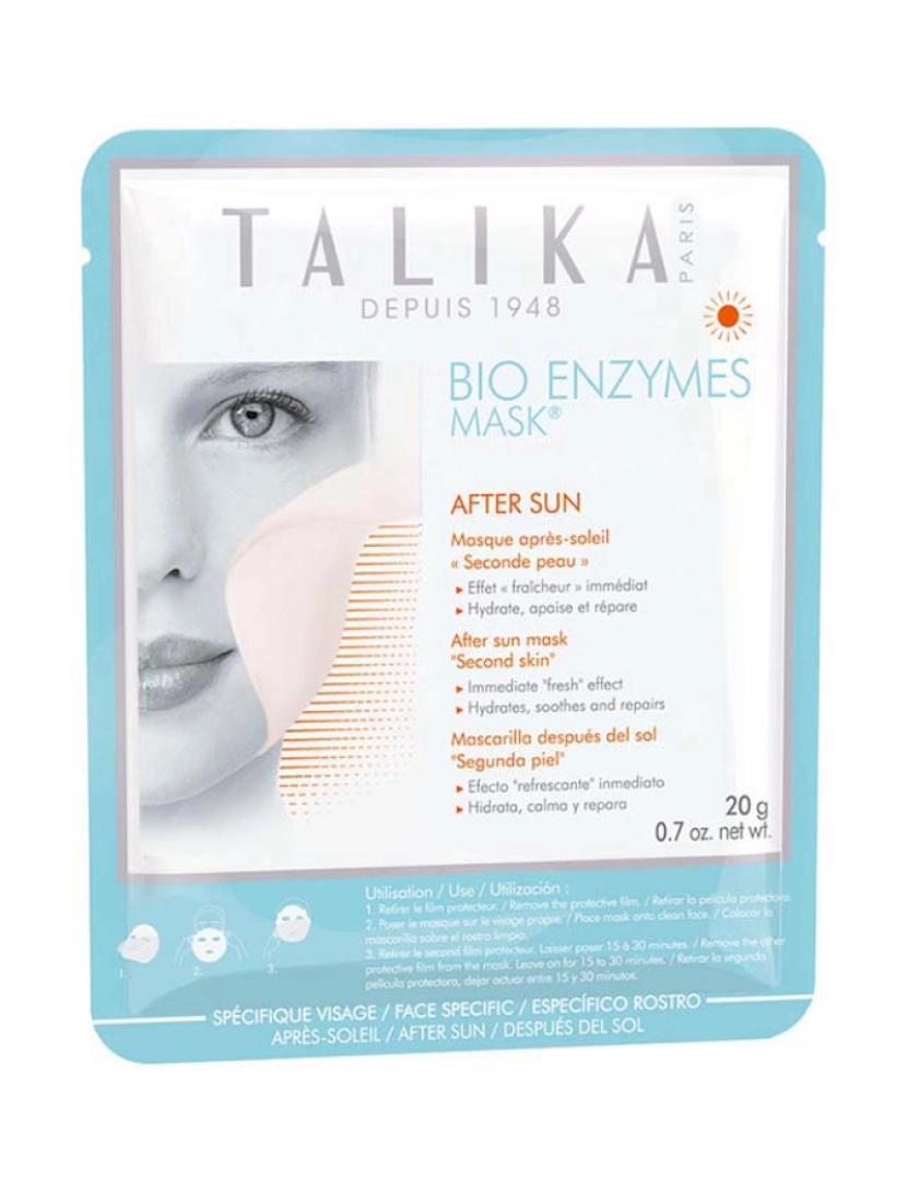 TALIKA - Máscara Bio Enzymes After Sun 20 Gr