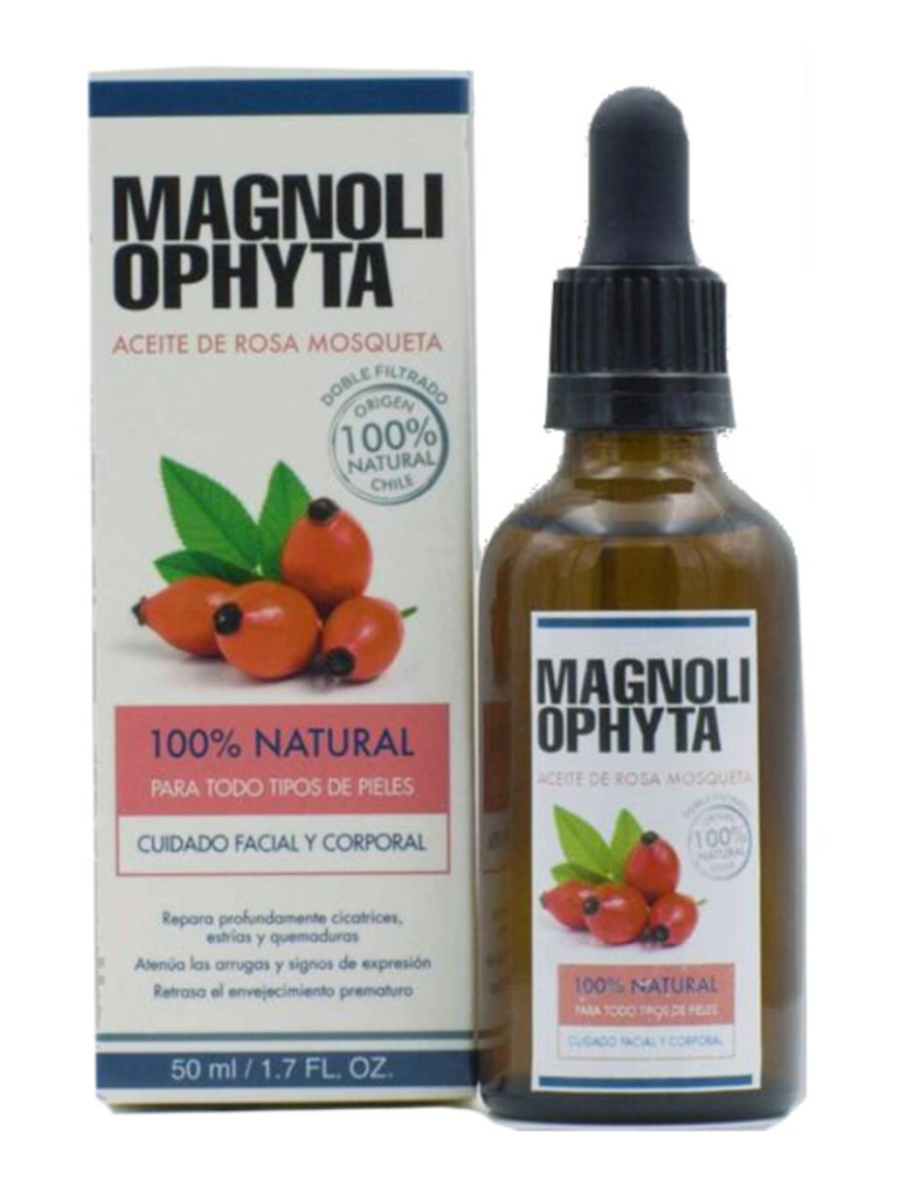 Magnoliophytha - Conta-Gotas Natural Óleo Rosa Mosqueta 50Ml
