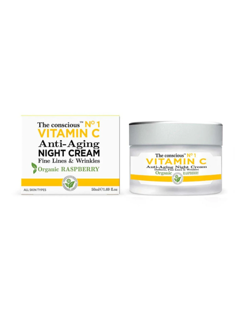 foto 1 de Vitamin C Anti-Aging Night Creme Organic Raspberry 50 Ml
