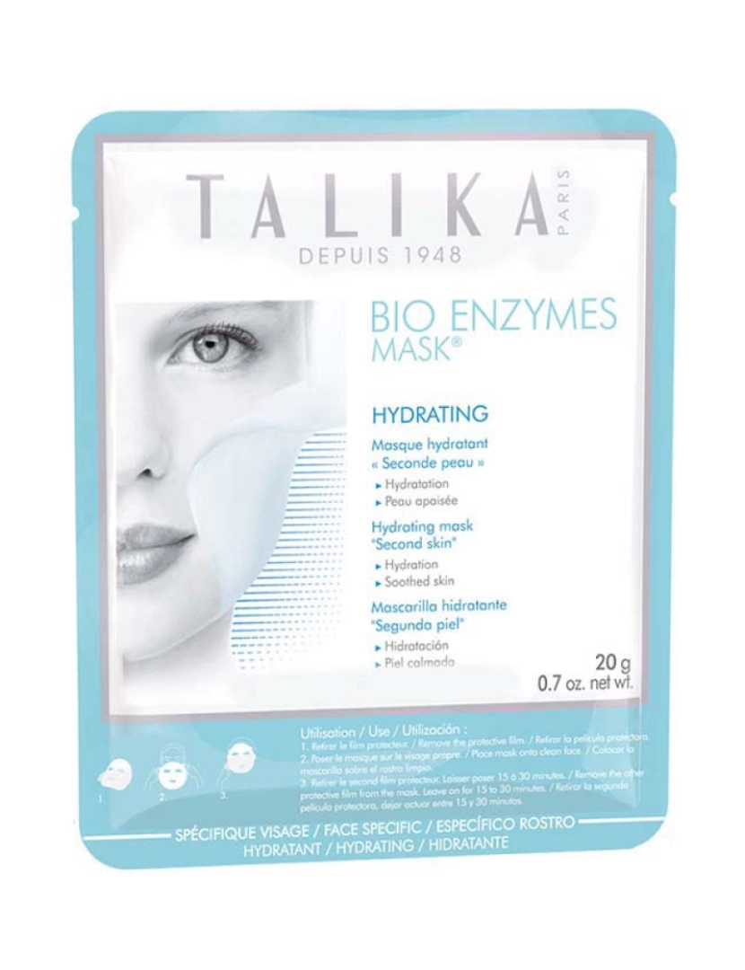 foto 1 de Talika Máscara Hidratante Bio Enzymes 20 Gr