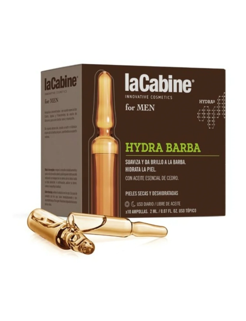 Lacabine - Ampolas Hydra Barba La Cabine For Men 10x2Ml