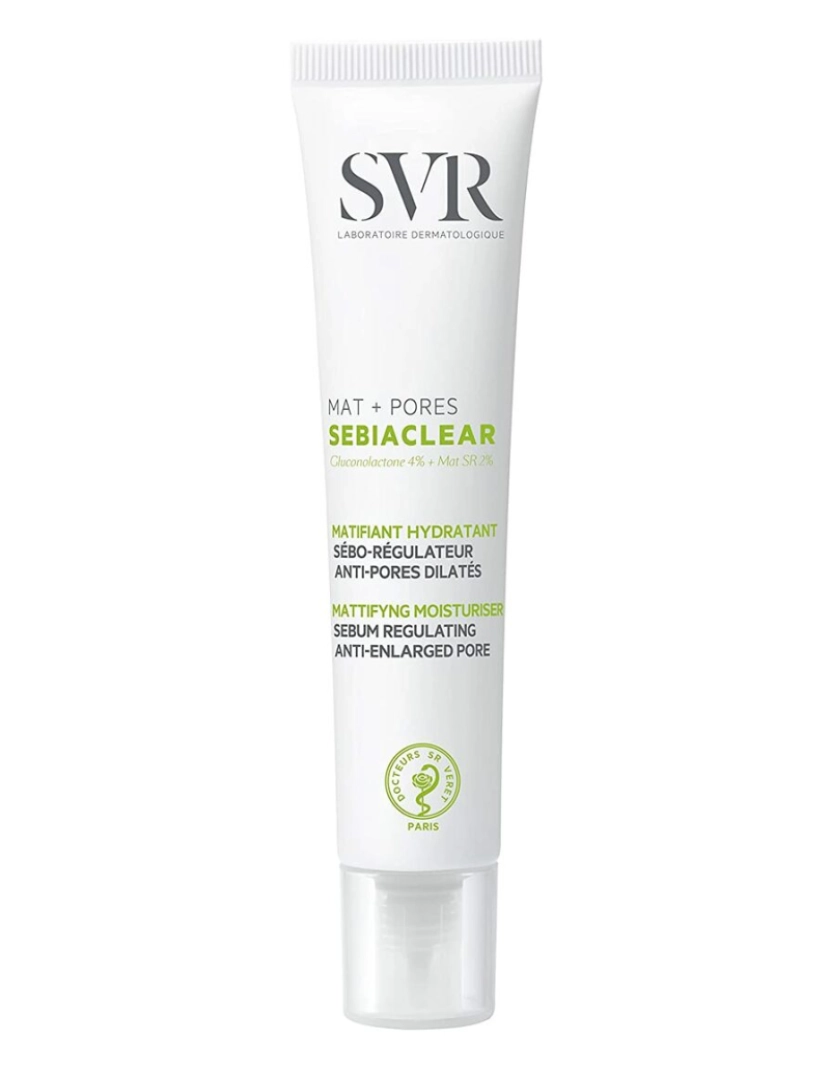 SVR Laboratoire Dermatologique - Creme de Rosto Sebiaclear Mat+Pores 40 Ml