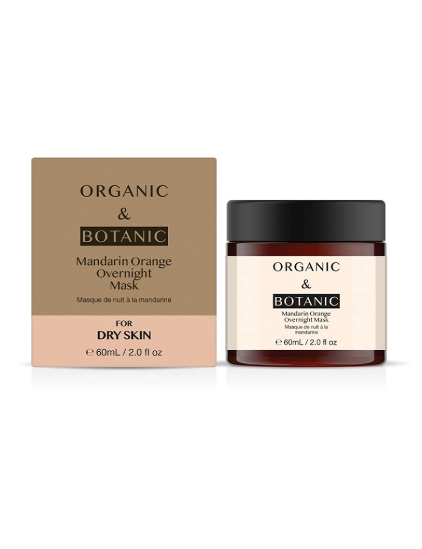 Organic & Botanic - Máscara Mandarin Orange Overnight 60 Ml