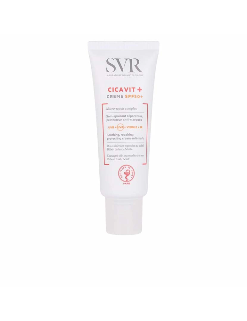 SVR Laboratoire Dermatologique - Creme Cicavit+ SPF50+ 40Ml