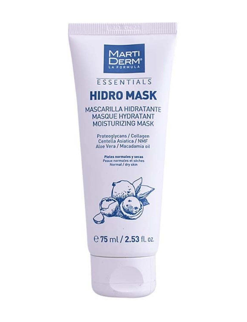 Martiderm - Hidro-Máscara Hidratante Para Pele Normal A Seca 75Ml