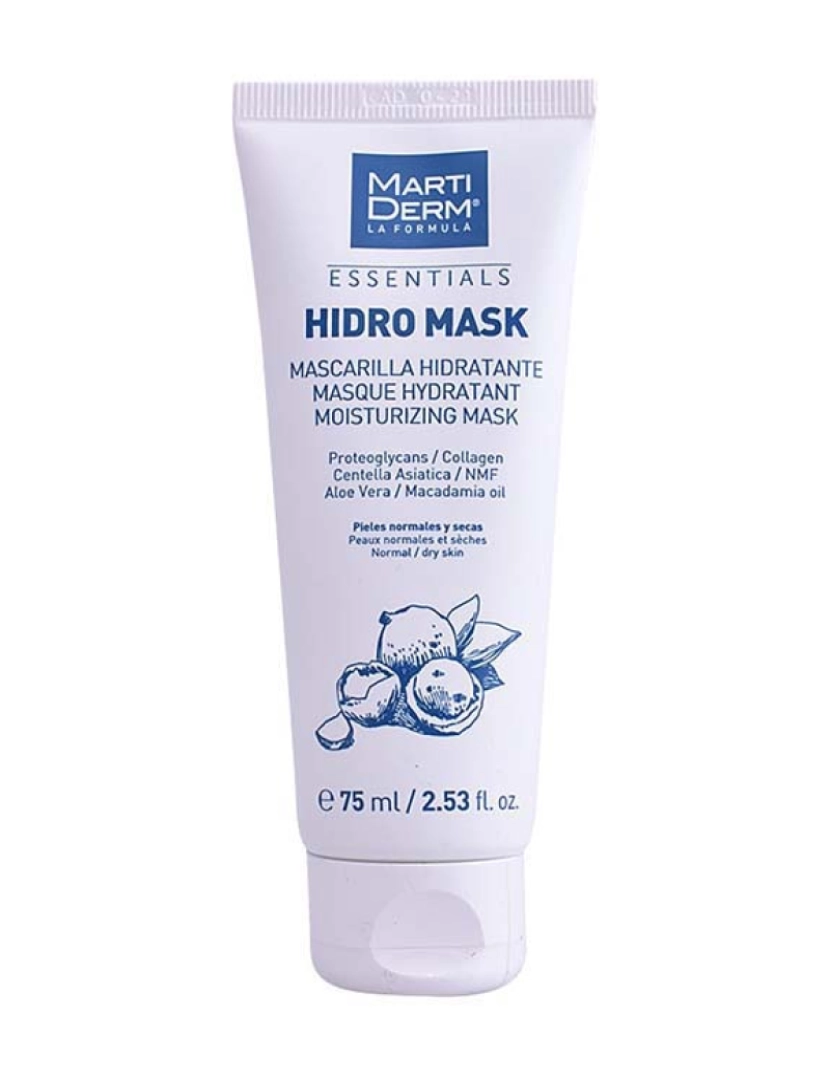 Martiderm - Hidro-Máscara Hidratante Para Pele Normal A Seca 75Ml