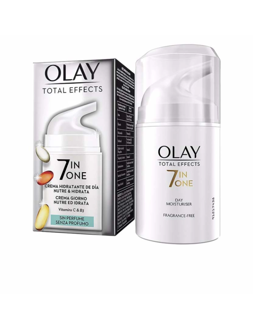 Olay - Total Effects Anti-Idade Hidratante Sem Perfume 50Ml