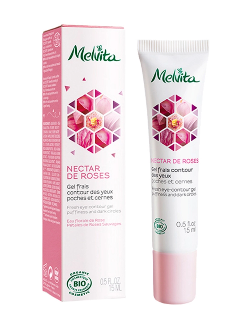 Melvita - Nectar De Roses Gel Frais Contour Des Yeux 15Ml