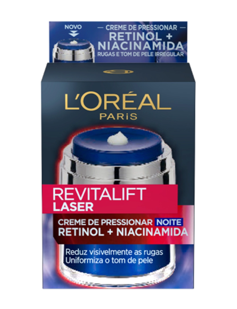 L'Oréal - Revitalift Laser Creme de Noite Com Retinol e Niacinamida 50 Ml