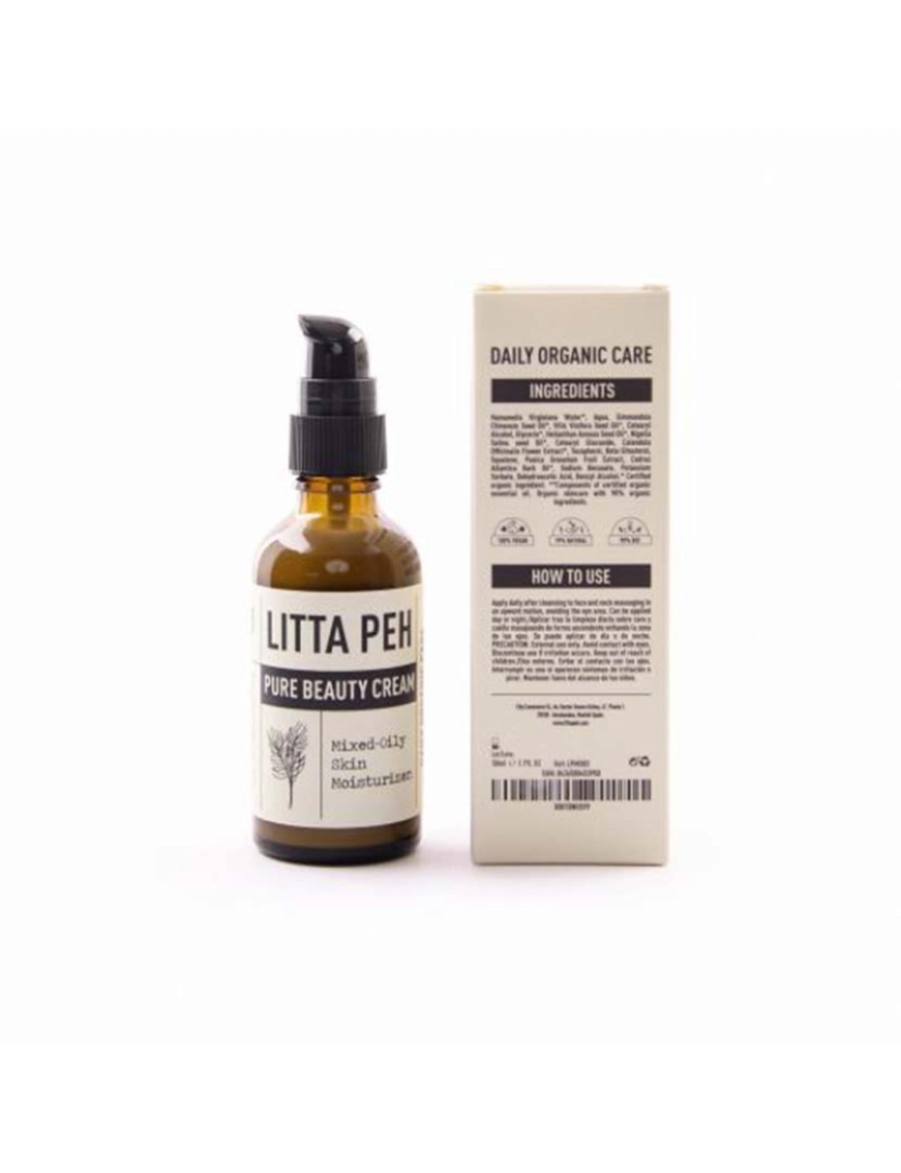 Litta Peh - Hidratante de Pele Mista/Oleosa Pure Beauty 50Ml