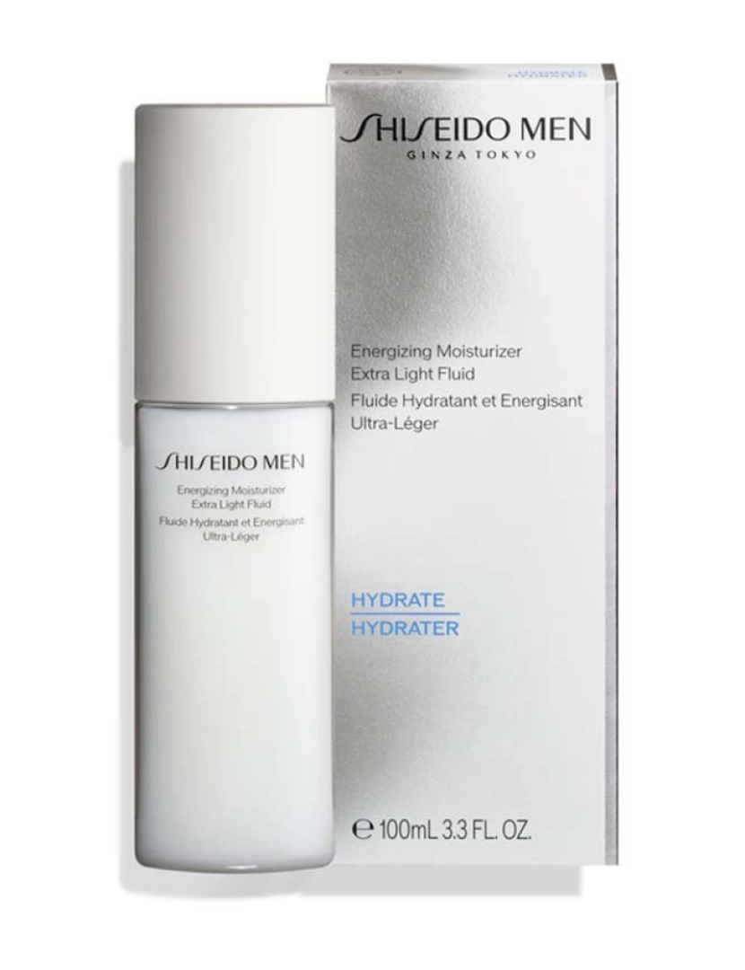 Shiseido - Fluido Hidratante Extra Leve Energizante Men 100Ml