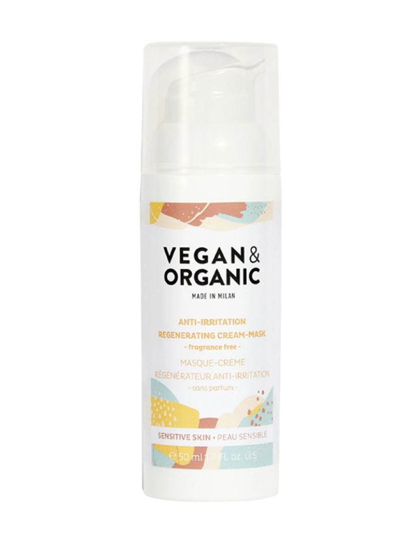 Vegan & Organic - Anti-Irritation Regenerating Creme-Máscara Sensitive Skin 50Ml