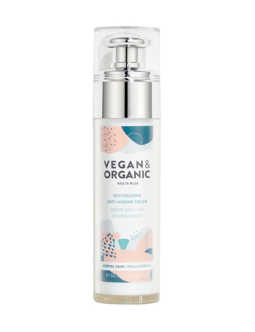 Vegan & Organic - Creme Pele Normal Revitalising Anti-Idade 50ml