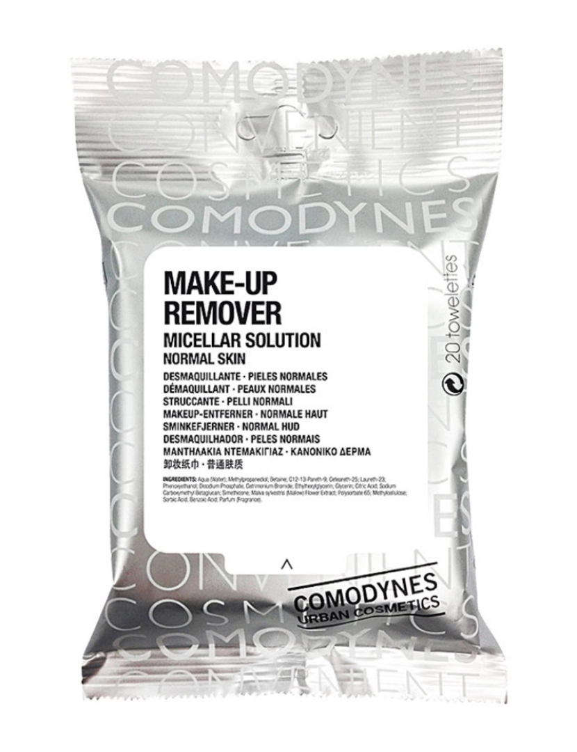 Comodynes - Solução Micelar Pele Normal Make-Up Remover 20Uds
