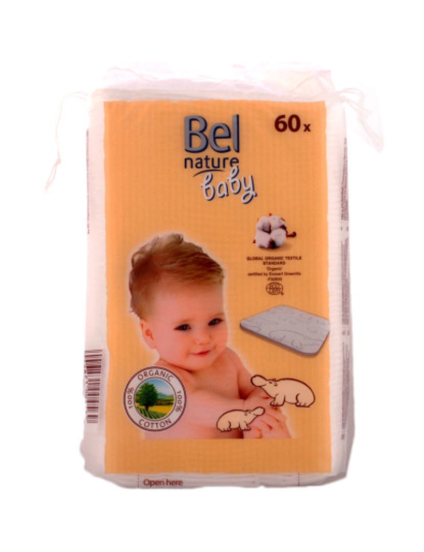 Bel - Maxi Discos Bebé Algodão 100% Orgânico Nature Ecocert 60pçs