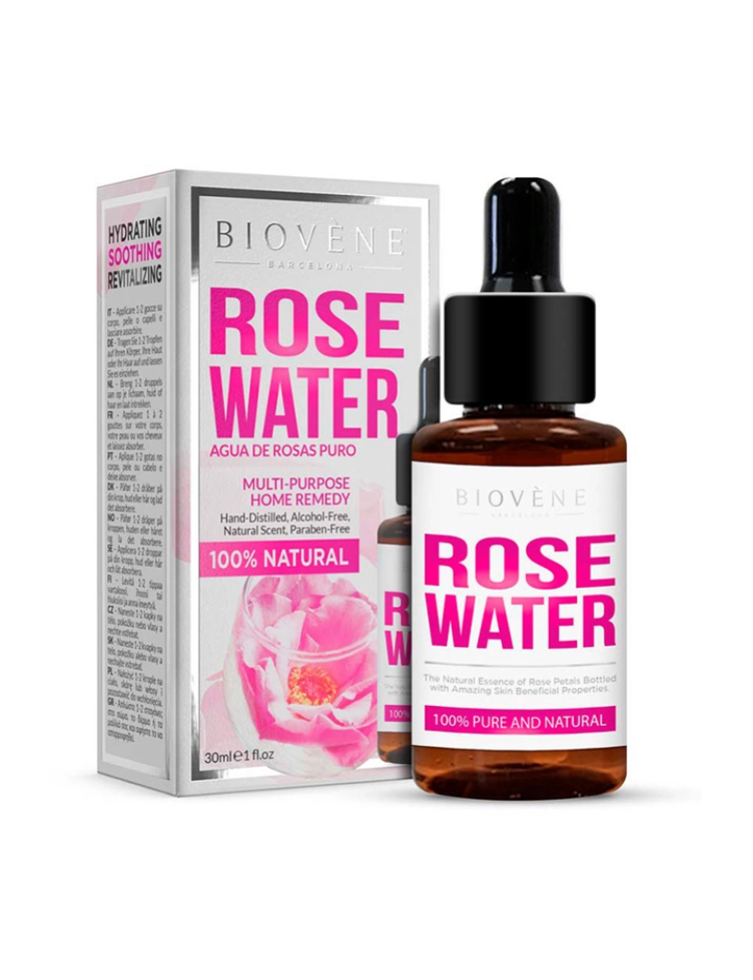 Biovenè - Água Rosa Pura e Natural Multiusos Home Remedy 30 Ml