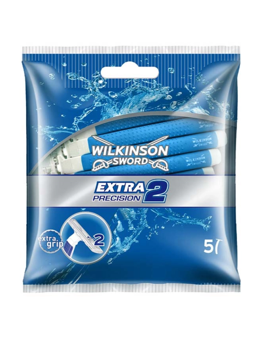 Wilkinson - Lâminas de Barbear Descartáveis Extra2 Precision 5Uds