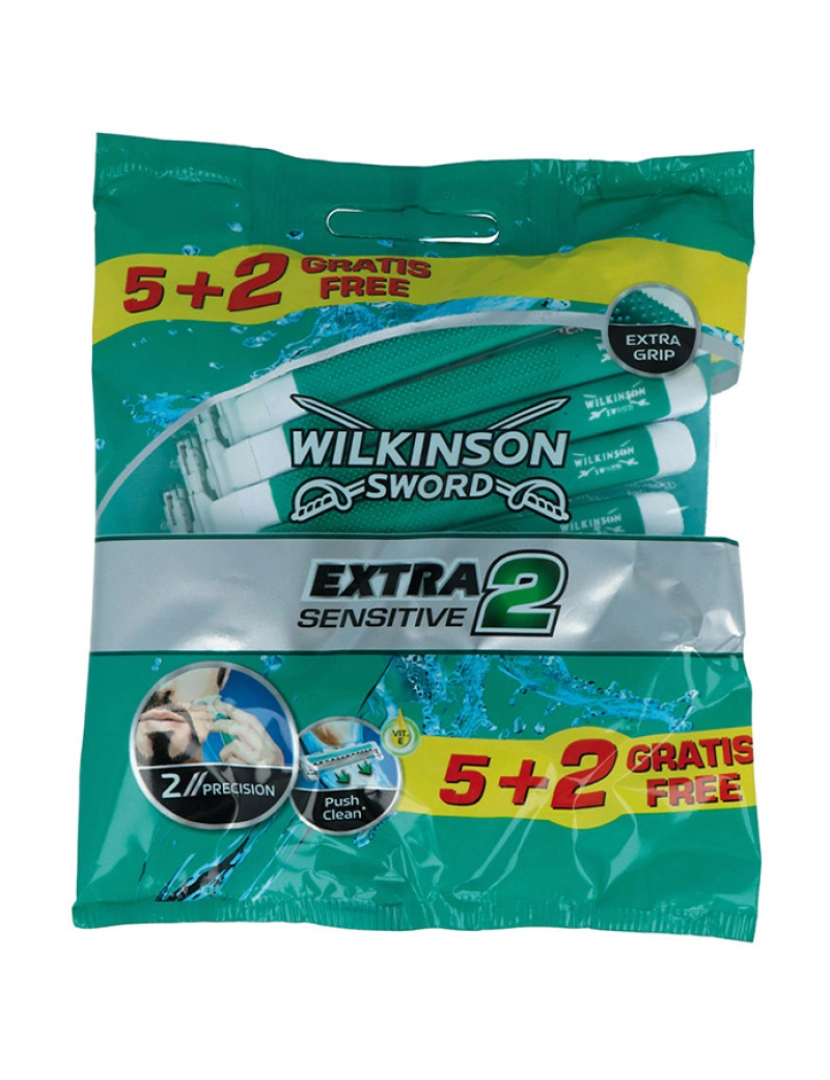 Wilkinson - Extra2 Sensitive Disposable Razor 5+2 U
