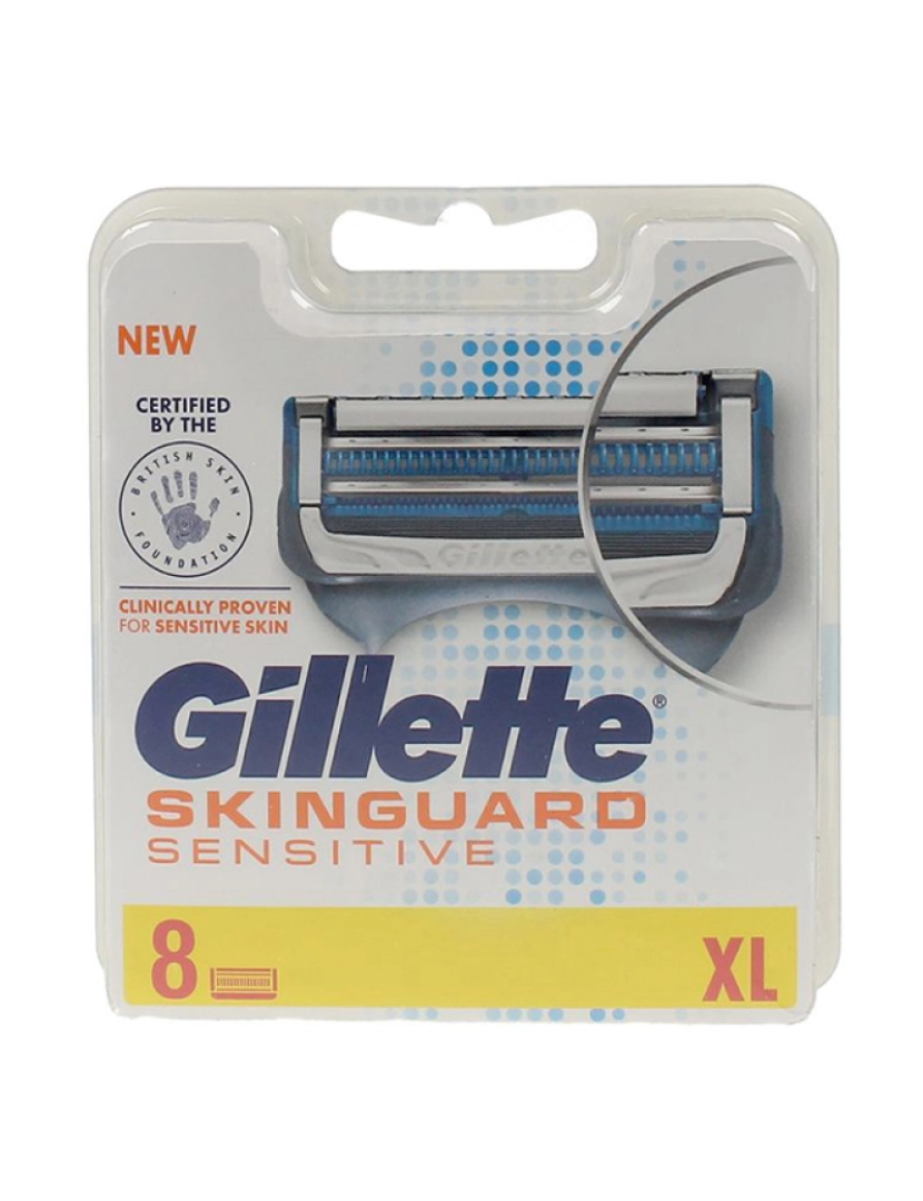Gillette - Skinguard Sensitive Cargador 8 Recambios