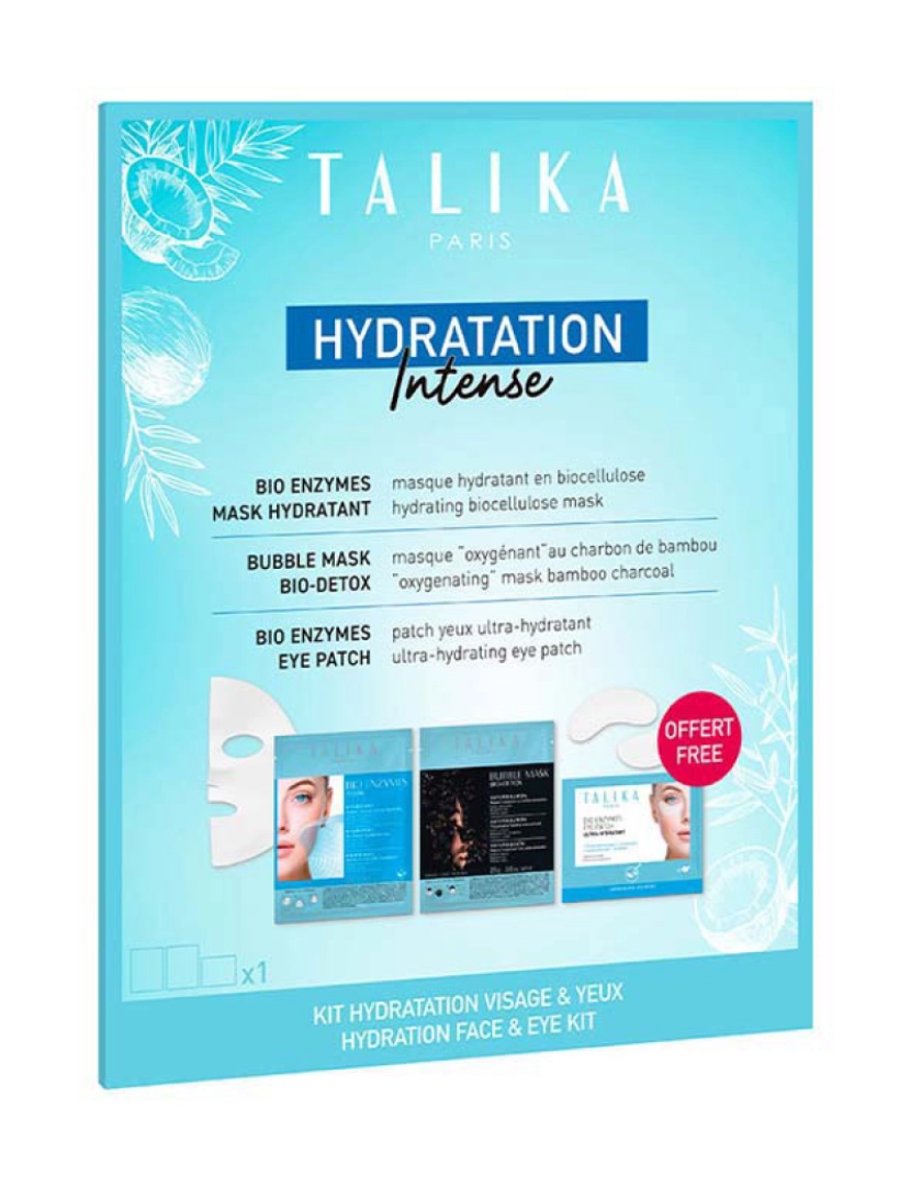TALIKA - Hydratation Intense Lot 3 Pcs