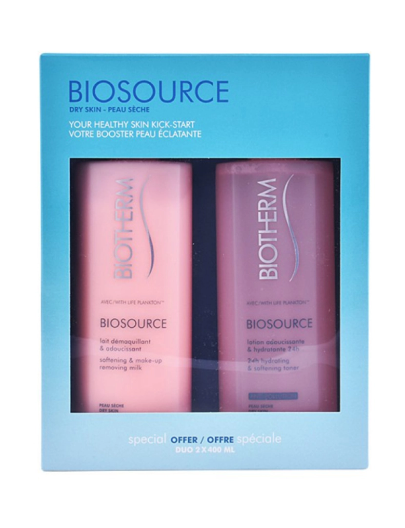 Biotherm - BIOSOURCE DUO PELE SECA LOTE 2 pz