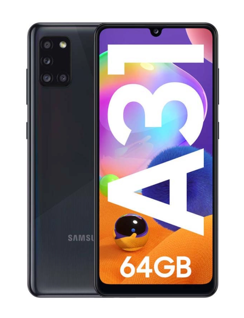 Samsung - Samsung Galaxy A31 64GB A315F DS Black Grau B