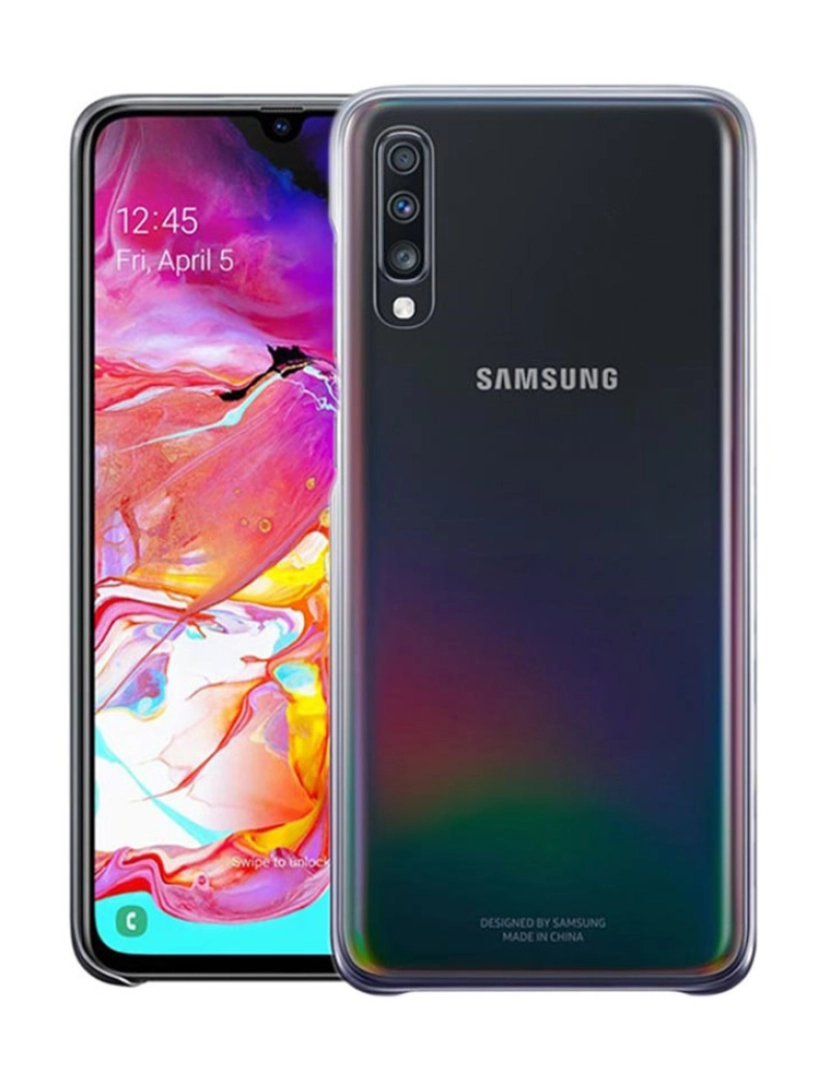 Samsung - Samsung Galaxy A70 128GB A705FN DS Black Grau B